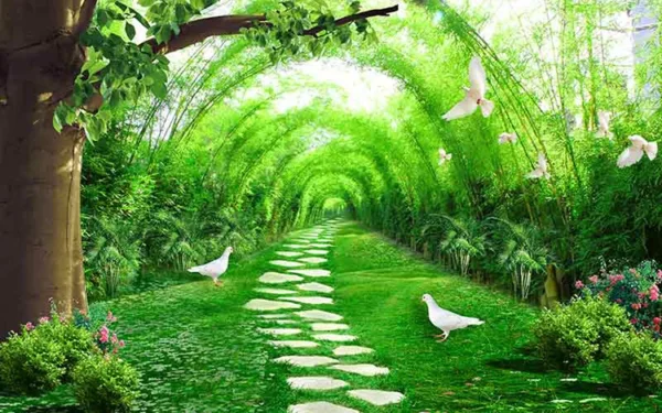 پوستر سه بعدی راهروی جنگل - Image 2
