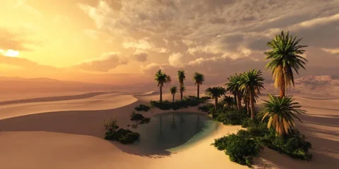 پوستر دیواری غروب آفتاب