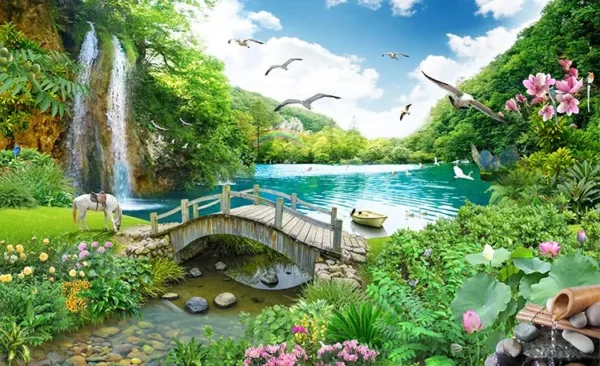 پوستر سه بعدی منظره طبیعت - Image 2
