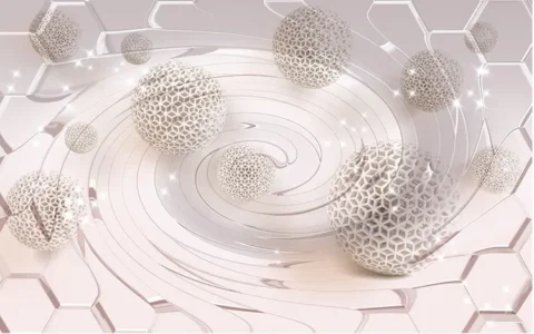پوستر دیواری سه بعدی هندسی
