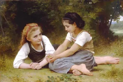 بوم کنواس نقاشی دختر