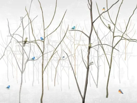پوستر سه بعدی طرح نقاشی
