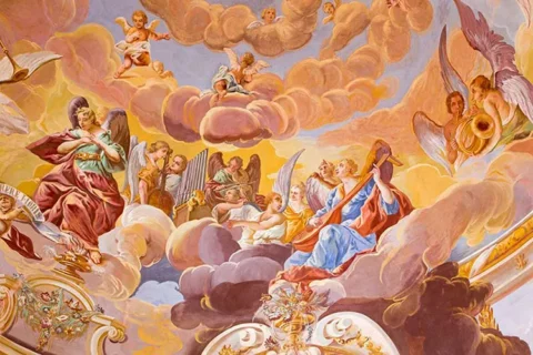 پوستر دیواری طرح جشن فرشتگان