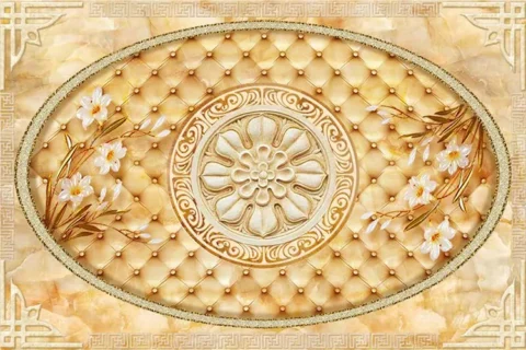 پوستر سه بعدی سقفی طرح طلایی