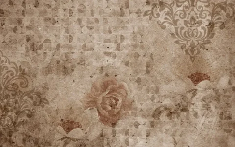 کاغذ دیواری سه بعدی پتینه طرح گل