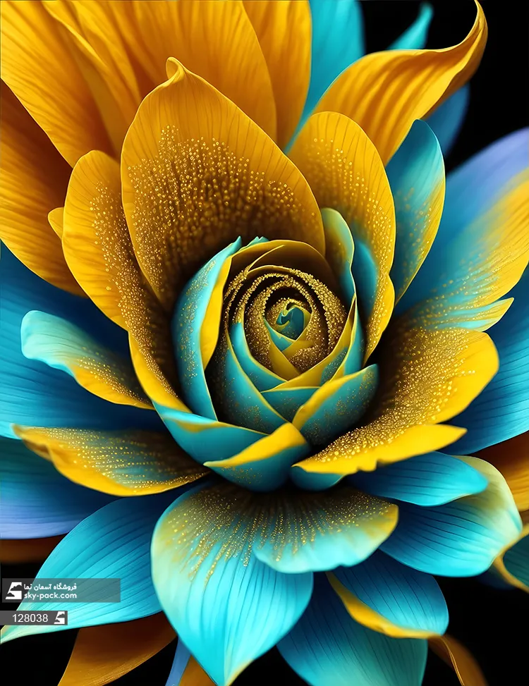 1739697514694.webp تابلو کنواس طرح گل - Image 1