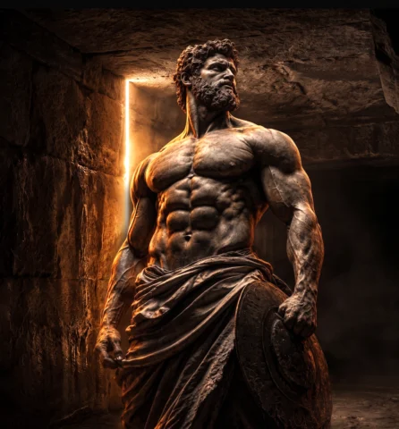 پوستر دیواری ورزشی طرح جنگجو