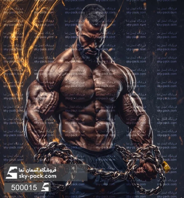 پوستر دیواری بدنسازی طرح قدرت و تناسب اندام - Image 3